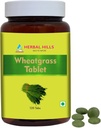 KRUIDEN HILLS Tarwegras Tabletten 120 Telling Gemaakt van Whole-Leaf Tarwegras Poeder