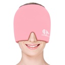 Migraine Relief Cap, verzachtende hoofdpijn ijsmasker producten, warme en koude therapie, Migraine Hoofdpijn Relief Cap voor Migraine, Sinus, Puffy Eyes, spanning, stress en kater(Pink)