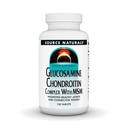 Bron Naturals Glucosamine Chondroitin Complex met Msm - 120 tabletten