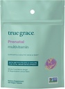 True Grace Prenatale Multivitamine Refill Pouch - 120 Vegan tabletten - Ondersteunt een gezonde moeder & Baby met Methylfolaat & Choline voor de ontwikkeling van foetushersenen - Glutenvrij, sojavrij - 60 porties