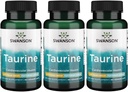 Swanson AjiPure Amino Acid Taurine 1000 Milligrammen 60 Veg Capsules (3 verpakkingen)