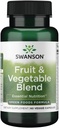 Swanson Fruit & Vegetable Blend - Natural Blend of Over 25 Fruits and Veggies Delivering Essential Nutrients - Powerful Green Foods Veggie Supplement - (60 Veggie Capsules)