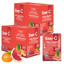 Ener-C Tangerine & Grapefruit Multivitamin Drink Mix, 1000mg Vitamin C, Non-GMO, Vegan, Real Fruit Juice Powders, Natural Immunity Support, Electrolytes, Gluten Free, 2-Packs of 30 (60 Count)