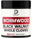 12in1 Wormhout Capsules Black Walnut Cloves, Gember, Kurkuma Curcumin & Black Pepper - Immune System - 60 Capsules