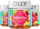 Olly Prenatale Multivitamine Gummy, Foliumzuur, Vitamine D, Omega DHA, Kauwbare Supplement, 60 Gummies Citrus 3 Tellen