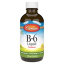 Carlson - B-6 Liquide, Vitamine B-6, Production d'énergie, Santé cardiaque, Limonade de baies, 120 mL (4 Fl Oz)