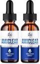 (2 Pack) Amiclear Drops - Officiële Formule - Amiclear Healthy Support Supplement Ami Clear Advanced Drops, Amiclear Alternatief voor Pillen Supplement Drops Ami Clear Drops Nieuwe Formule 2023 (2 flessen)
