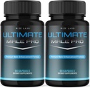 (2 Pack) Ultimate Male Pro Capsules for Men, Ultimate Male Extreme Supplement, All-Natural Ondersteuning voor een gezonde actieve levensstijl, UltimateMalePro Reviews (120 Capsules)
