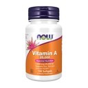 NOW Supplementen, Vitamine A (Visleverolie) 25.000 IE, Essentiële Voeding, 100 Softgels