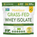 MariGold Grassfed Wei Isolaat Proteïne Poeder - Unflavored 2LB - Muscle Building & Recovery - 100% puur, koud verwerkt, micro gefilterd, niet-GMO, rBGH Vrij, sojavrij, glutenvrij, Lactosevrij