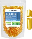 XPRS Nutra Taille 0 Capsules vides - 100 Capsules de gélatine vides de compte - Remplissage de la gélule de bricolage - Gel de pilule de boeuf pur pour les suppléments Do-It-Youlf (Or)