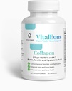 Collageen Hair, Skin and Nail Supplement for Women - Type I, II, III, V, X, Collageen Capsules Enhanced with Biotin, Keratine & Hyaluronic Acid - Comprehensive Skin, Hair & Nail Support