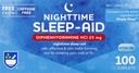 Rite Aid Nighttime Sleep Aid Diphénhydramine HCI 25 mg, 100 Mini Caplets Exclusivité Supplément de Sommeil Non Habitant Exclusivité Meilleur Aide au Sommeil pour Insomnie Exclusivité et Anxiété Aide naturelle au sommeil