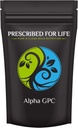 Prescribed For Life Alpha GPC Powder, L Alpha glycerylphosphorylcholine, Supplément Choline pour fonction cognitive, non OGM, végétalien, sans soja (340g)