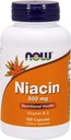 NOW Foods - Niacin Vitamine B-3 500 mg. - 100 capsules (multipack)