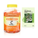 Spring Valley Extra sterkte Vitamine C Immune Health Dieetsupplement Vegetarische Gummies, Oranje, 500 mg, 120 Tellen + Exclusieve VitaMax Vitamine Gids (2 items)