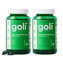 Goli SuperGreens Vitamine Gummy - 120 Telling - Essentiële Vitaminen en Mineralen - Plant-Based, Vegan, Glutenvrije & Gelatine Vrij - Gezondheid van binnen, Verpakking van 2