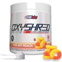 EHP Labs OxyShred Non Stimulant Pre Workout Poudre - Stim Free Pre Workout, Caffeine Free Preworkout pour les hommes et les femmes avec L Glutamine & Acétyl L Carnitine - Peach, 60 portions