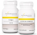 Integrative Therapeutics Bundle with Active B-Complex, 60 Capsules & CoQ10 (100 mg), 60 Softgels - Active B-Complex to Support Energy Metabolisme* - CoQ10 to Support Heart & Brain Health