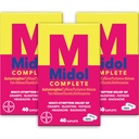 Midol Caplets complets de soulagement de la douleur menstruelle avec l'acétaminophène pour les crampes d'époque, et soulagement des symptômes menstruels - 40 Compte (paquet de 3) (paquet de mai Vary)