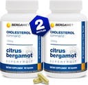 Cholesterol Command, Citrus Bergamot SuperFruit Supplement, 47% Bergamot Polyfenol Fraction (BPF) Gepatenteerde Formule, Made in The USA, 2 Months, 180 Capsules- 2 Flessen