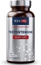 REX MD Testosteron Support Supplement voor mannen Ondersteunt energie, uithoudingsvermogen, prestaties . Natuurlijke ingrediënten Inclusief Fenegriek Help Ondersteuning lichaam Testosteron niveaus, Made in USA