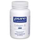 Encapsulations pures Collagène JS - Santé de la peau et des articulations* - 1 000 mg Collagène de biocellules hydrolysé - Sans gluten et sans OGM - 120 capsules