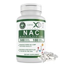 Formules Genex NAC 500mg (100 capsules) N-acétyl Cystéine, soutient la santé du foie - non-OGM, sans gluten, végétalien (3 mois d'approvisionnement)