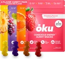 ōku Energy Kauwen - Energie Gummies w/Natural Cafeine van Green Tea 