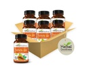 Papaya Capsules d'extrait de feuille 10X Concentration - 60/600 mg Capsules de légumes - plaquette de sang, moelle osseuse et soutien de la rate, crème gluante et super-digestive santé - bien-être à base de plantes (paquet de 6)