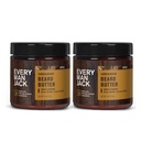 Every Man Jack Beard Butter- Subtiel Sandalwood Fragrance - Hydrates en Styles Droog, Onruly Beards Tijdens het loslaten van Itch - Natuurlijk afgeleid met Shea Butter en Kokosolie - 4 ounce (2 Pack)