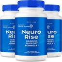 rize labs - Neuro Rise Capsules, Hearing Support Supplement, Pillen ter ondersteuning van gezonde gehoor, Geavanceerde Formule voor Oorgezondheid, Tinnitus & Geluid Relief (180 Capsules)