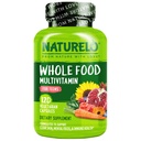 NATURELO Multivitaminen voor tienermeisjes/jongens, 120 Capsules, Whole Food Multivitamine met mineralen, Non-GMO, Vegetarisch