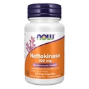 NOW Supplementen, Nattokinase 100 mg (van non-GMO soja) met 2.000 FU activiteit, 60 Veg capsules