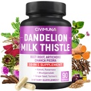 Paardenbloem wortel Capsules met paardenbloem wortel, melkdistel, bietenpoeder en meer - 90 capsules voor 3 maanden levering