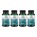 Swanson NAC - N-Acetyl Cysteine - Supplement 600 mg 100 capsules (4 verpakkingen)