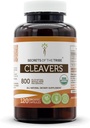 Secrets de la Tribe Cleavers USDA Organic.Fabriqué avec des capsules végétariennes et des cleavers biologiques certifiés (Galium aparine) Herbe séchée (120 capsules)