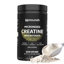 UpNourish Micronized Creatine Monohydrate Powder 400 G - Unflavored Vegan for Pre Workout, Muscle Building Pure Women and Men Instantized Supplement, 80 Servers 14,096 Ounce