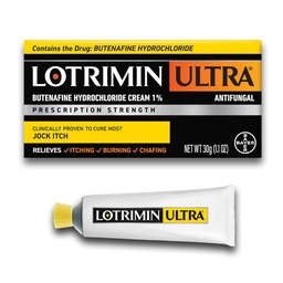 Lotrimin Ultra Antischimmel Jock Itch Cream met Butenafine Hydrochloride, Jock Itch behandeling voor mannen, vrouwen en kinderen over de leeftijd van 12, 1,1 oz Tube