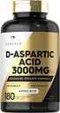 Carlyle D Aspartic Acid Capsules 3000mg 