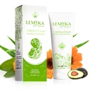 Natuurlijke eczeem crème, jeuk verlichting voor atopische dermatitis, verzachtende & intensief vochtinbrengende, droge gebarsten huidbalsem, anti jeuk Zalf, 10X biologische aloë vera, ceramiden, LEMYKA, 2OZ