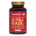 Natures Plus ultra cheveux, libération prolongée - Supplément de croissance naturelle des cheveux pour les hommes et les femmes - 90 comprimés végétariens (45 portions)
