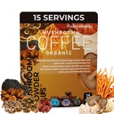 PoederVitamine Biologische Paddestoelen Koffie Gecertificeerd Vorm & Mycotoxine Vrij GrassFed Collageen Types I & III 8 Vruchtlichaam Paddenstoelen Getest op BetaGlucans Focus Energie Digestie & Immuniteit 15 Digesties