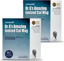 Dr G's Amazing Ionized Cal Mag - Bone Health Calcium Magnesium Powder Supplement - 60 Sticks x 2 Packs for 4 Months (120 Count)