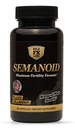SEMANOID (60 Caps) Maximum Fertility Formula and Semen Volumizer - Advanced Fertility Ingredients and Male Prenatal Vitamin Blend, 1 Month Supply