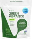 Santé vive, Vibrance verte, comprend 65 superaliments à base végétale, 25 milliards de probiotiques, fibre, adaptogènes et enzymes, 83 portions