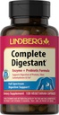 Lindberg Complete Digestant Multi-Enzyme Formula met Pancran en Betain Hydrochloroide, 120 capsules