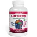 Nattura 5-HTP Supreme - voor Positive Mood, Relaxation and Appetite Control - met 5-HTP, L-tyrosine, L-Lysine, Vitamine B6, Folaat (Foliumzuur), Vitamine C (Ascorbinezuur), Calcium - 90 Capsules