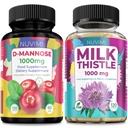 D Mannose 1000 mg & Milk Thistle 1000 mg 120 capsules elke
