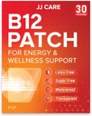 JJ CARE B12 Patch (paquet de 30), mélange naturel autocollant Thème B12 Patchs énergétiques quotidiens, 1 mois d'approvisionnement